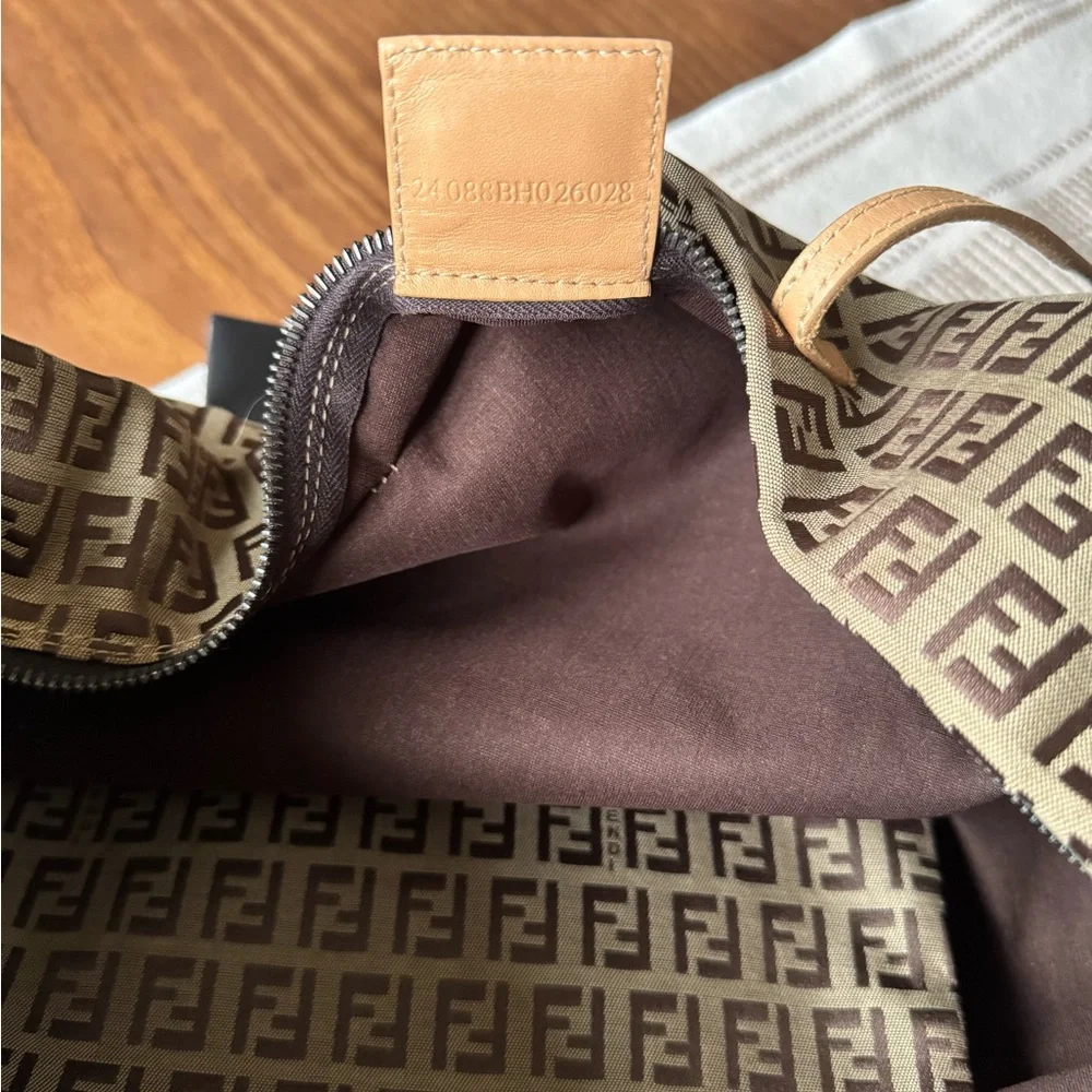 Fendi Signature Brown and Tan Tote - Picture 8 of 11